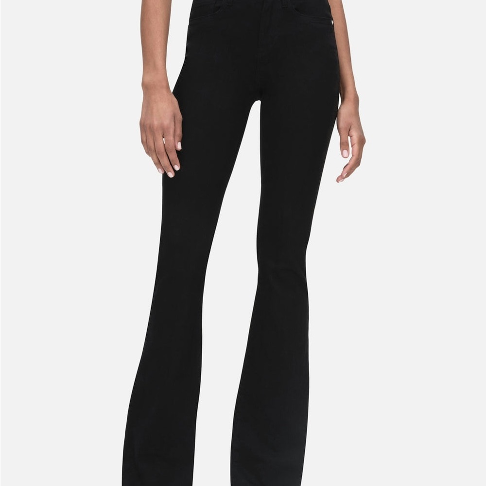 Frame Denim “Le High Flare” Jeans. Women's Black Flared Jeans 28